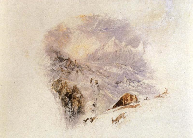 Joseph Mallord William Turner Mountain oil painting picture